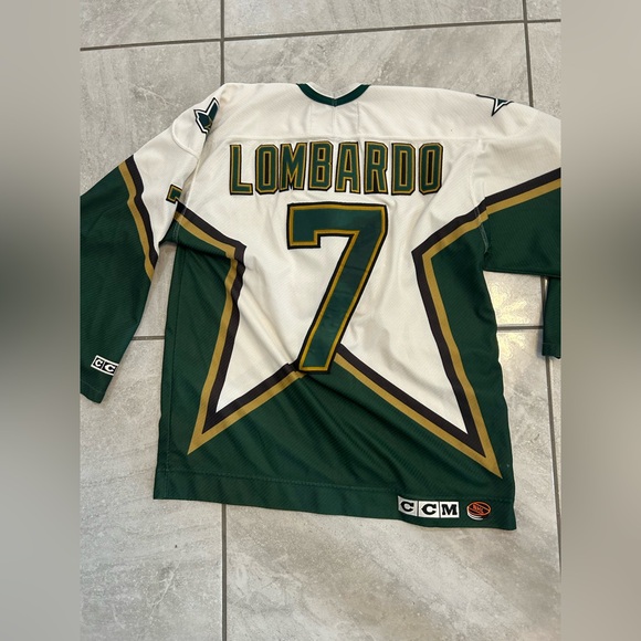 CCM Vintage Hockey Dallas Stars White Jersey - Picture 3 of 6